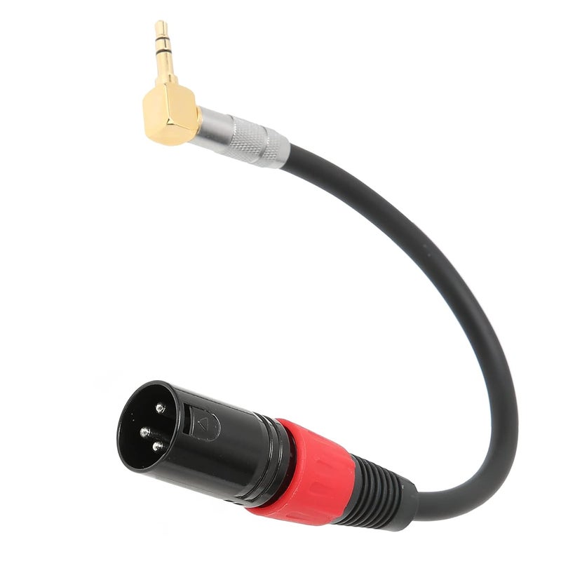 3.5 مم ذكر إلى كابل ميكروفون XLR 0.2 متر لتسجيل الصوت على الكمبيوتر MP3 DVD - Image 4